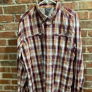 Eddie Bauer - Button Down Shirt Lightweight Fabric